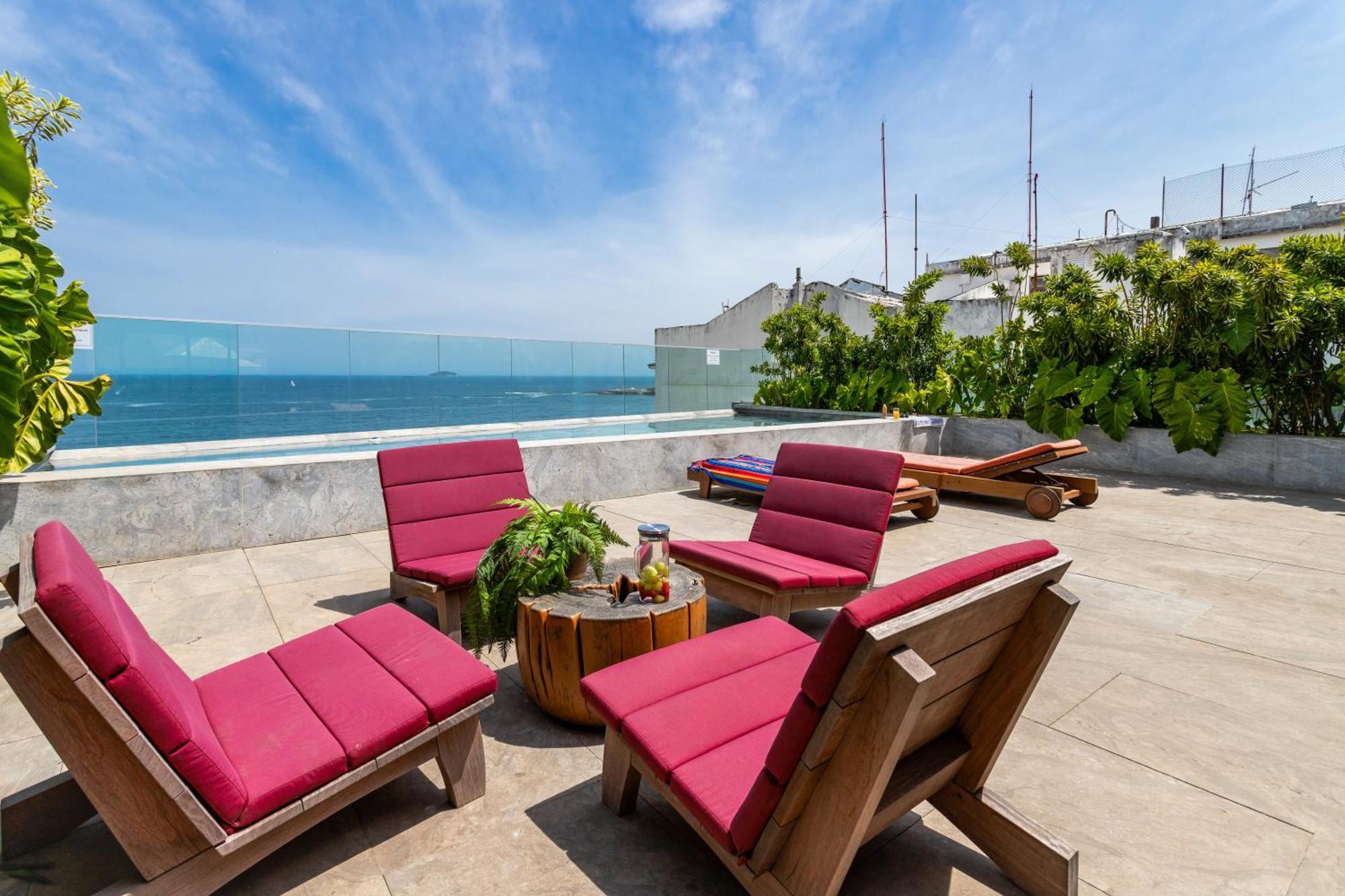Unhotel - Luxuosos Apartamentos Na Atlantica A Beira-Mar, Copacabana Rio de Janeiro Dış mekan fotoğraf